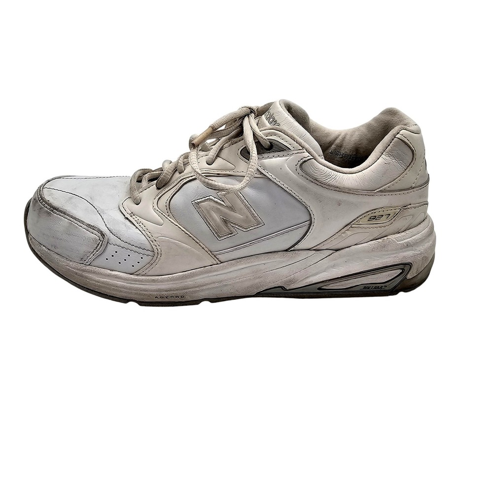 New Balance 927‎ Shoes Womens Size 10 White Leather Walking Sneakers WW927WT